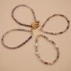  DROPBALL - HEART CLASP FLUORIT BRACELET 