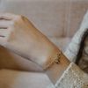 PUFF HEART - TOGGLE CLASP OVAL CABLE BRACELET 