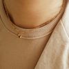  PUFF HEART FIGARO NECKLACE 