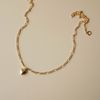  PUFF HEART FIGARO NECKLACE 