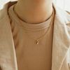 PUFF HEART FIGARO NECKLACE 