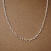  RECTANGLE CHAIN NECKLACE (S) 