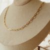 RECTANGLE CHAIN CHOKER NECKLACE 