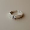  RIBBED BAND RING - 5MM (S) 