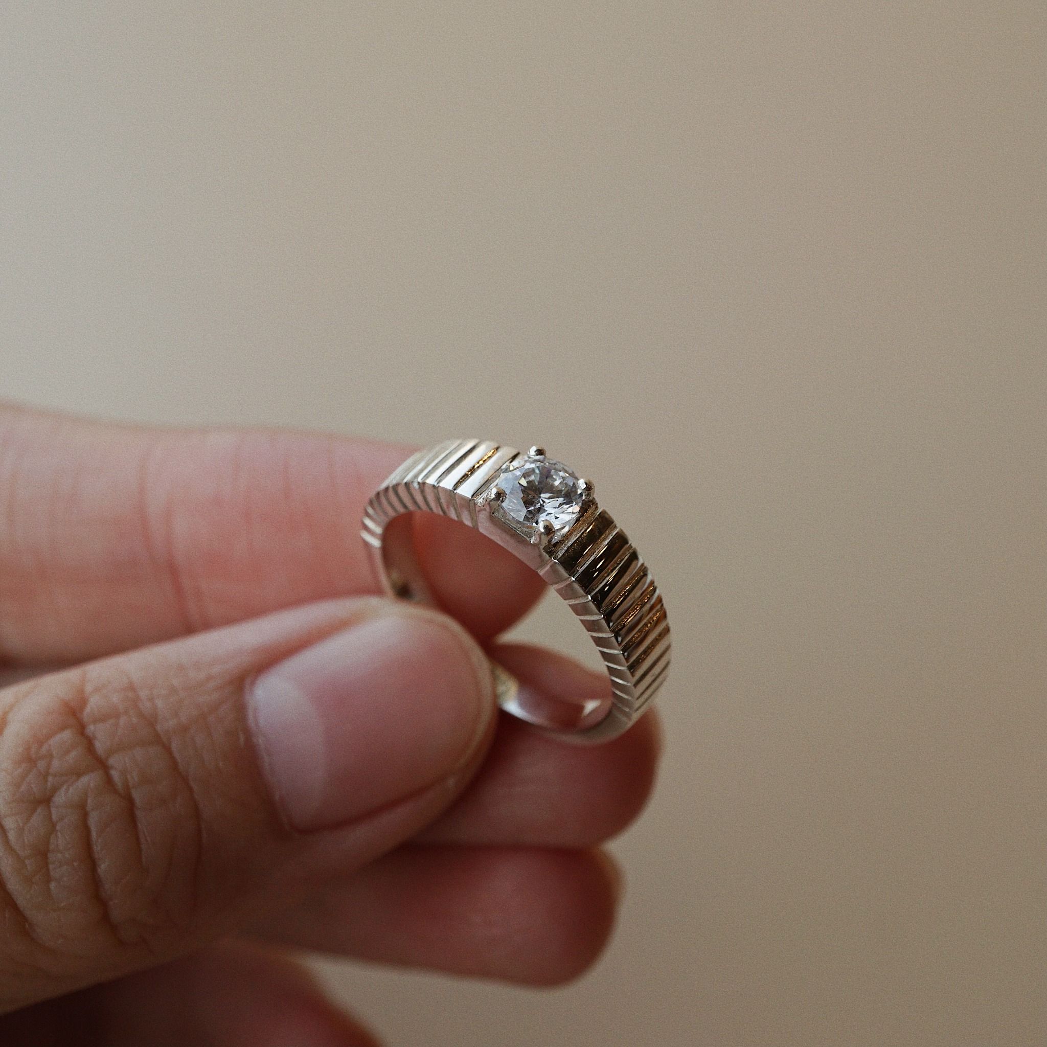  RIBBED BAND RING - 5MM (S) 
