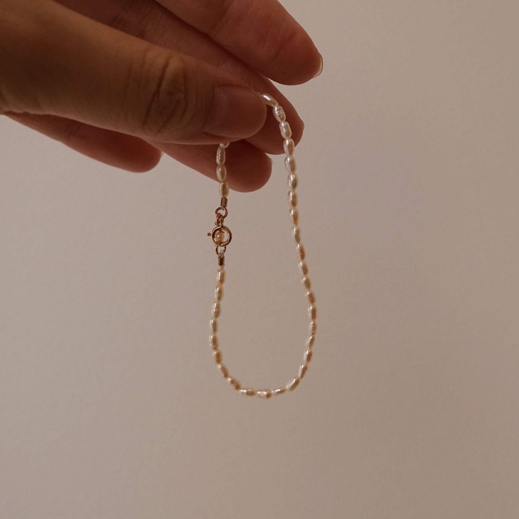  RICE SHAPE PEARL BRACELET 