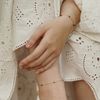  RUBY STONE STATION ANKLET 