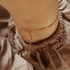  SPARKLE HEART - FIGARO BRACELET 