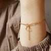  SPARKLE HEART - FIGARO BRACELET 
