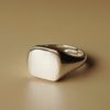  SQUARE SIGNET RING (S) 