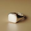  SQUARE SIGNET RING (S) 