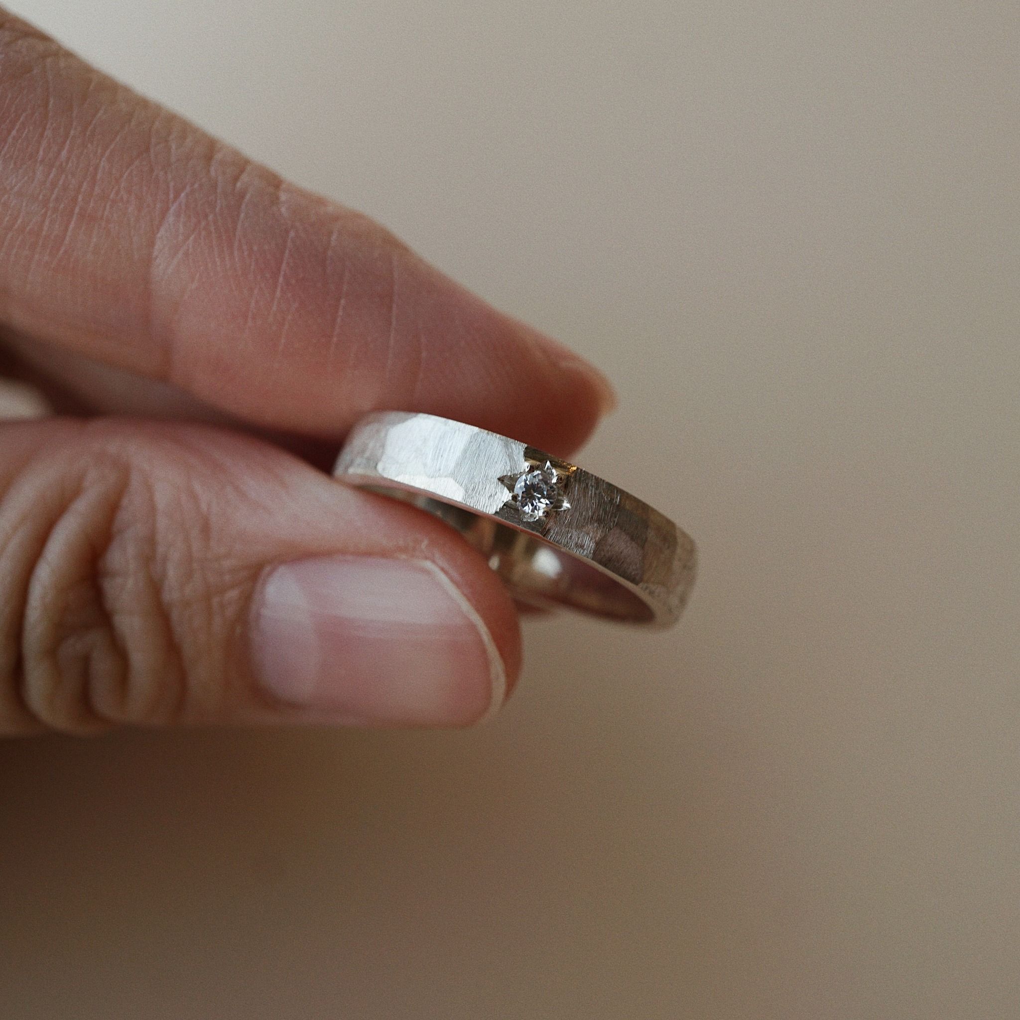  STARDUST FACET RING - 5MM (S) 