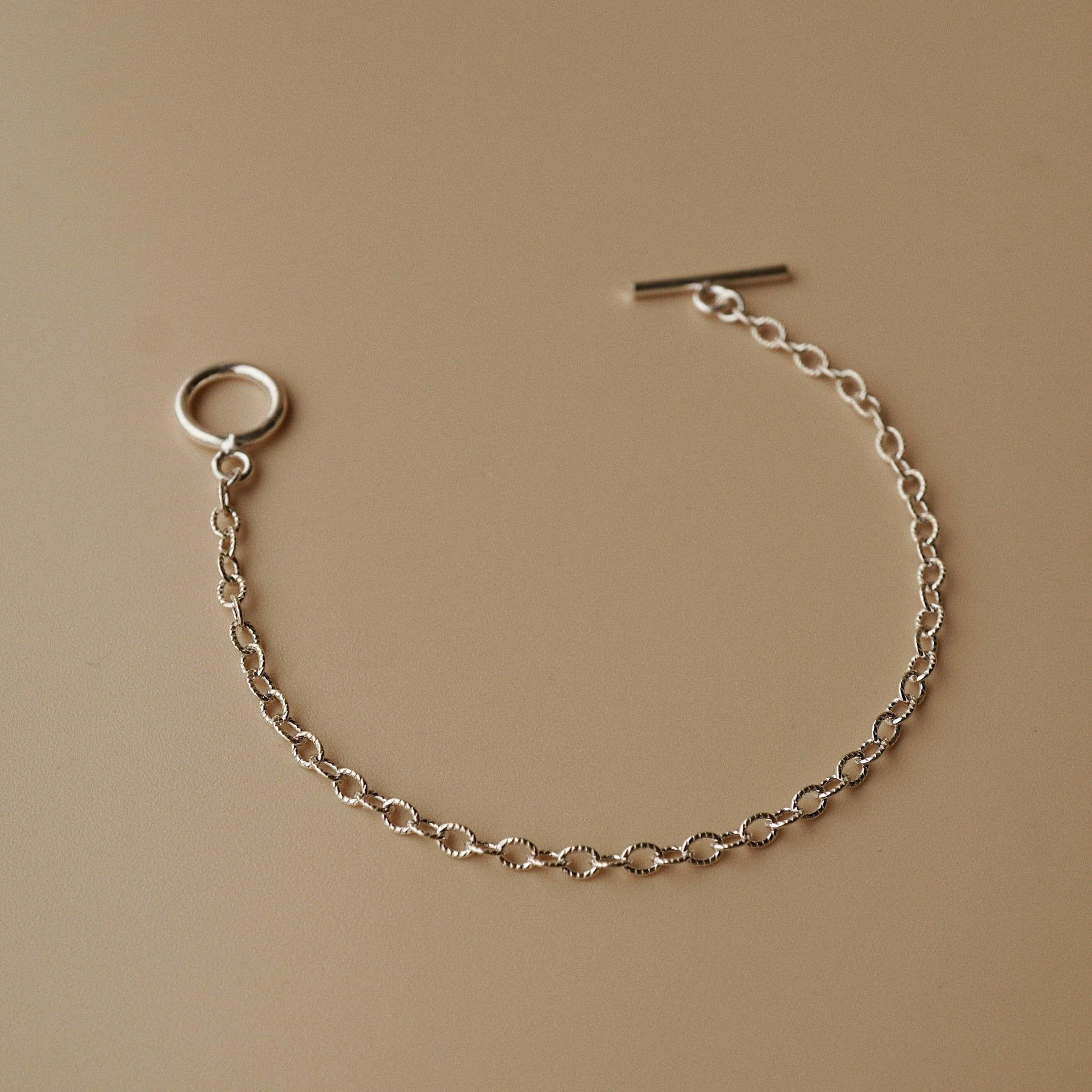  TOGGLE CLASP MINI OVAL CABLE BRACELET (S) 