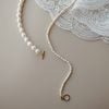  TOGGLE CLASP MIXED PEARL CHOKER NECKLACE 