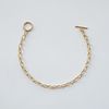  TOGGLE CLASP OVAL CABLE BRACELET 