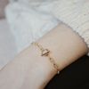  TOGGLE CLASP OVAL CABLE BRACELET 