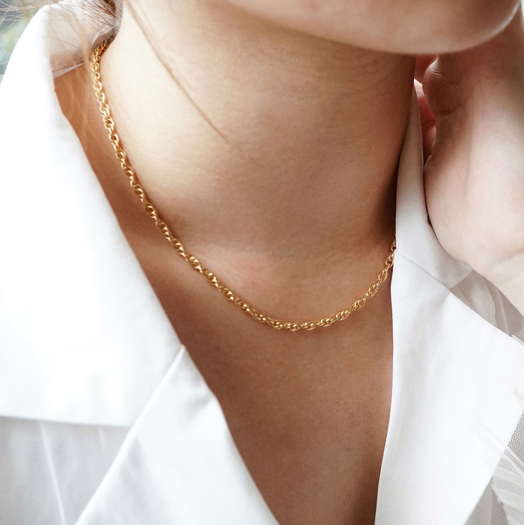  TRIPLE CABLE NECKLACE 