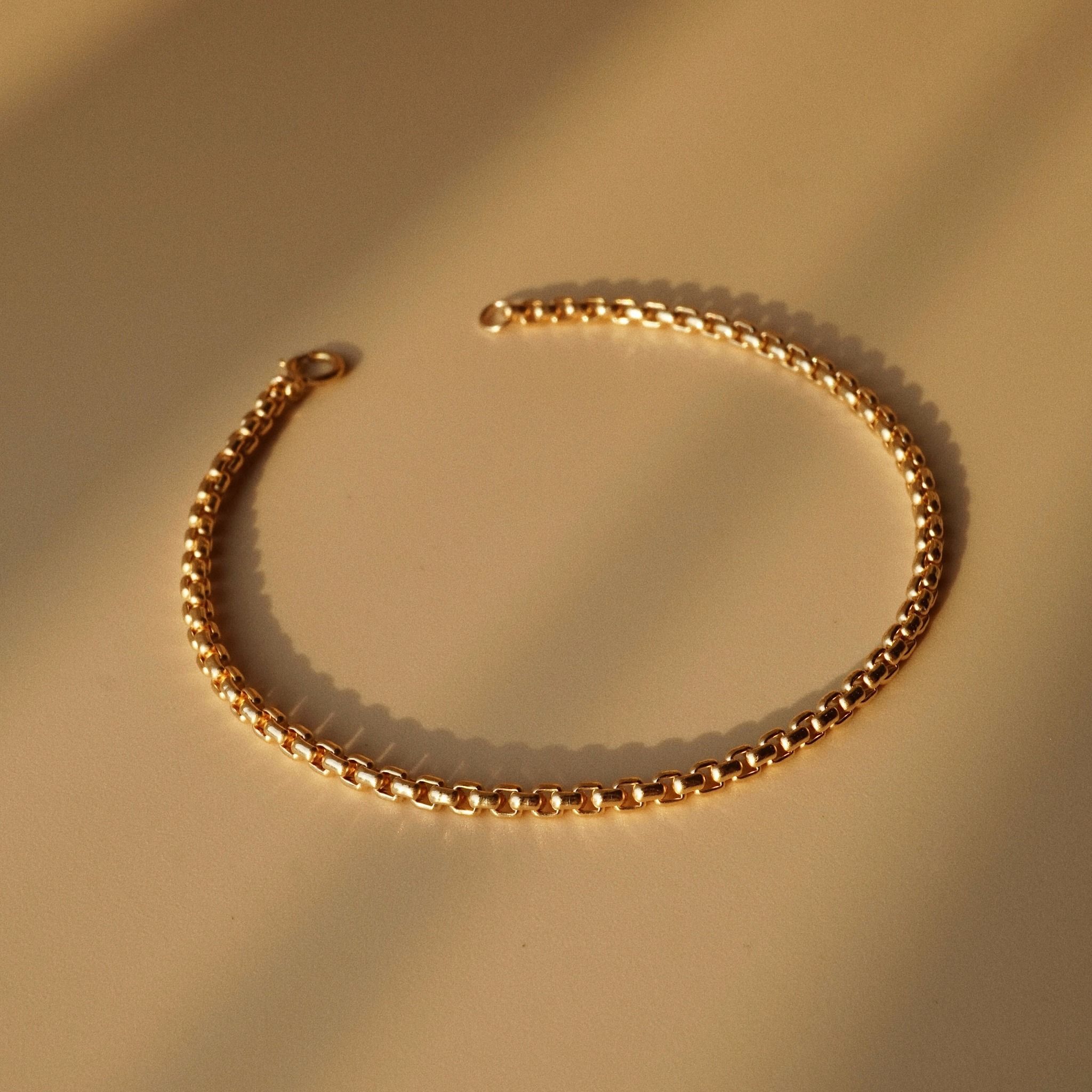  VENETIAN BOX CHAIN BRACELET 