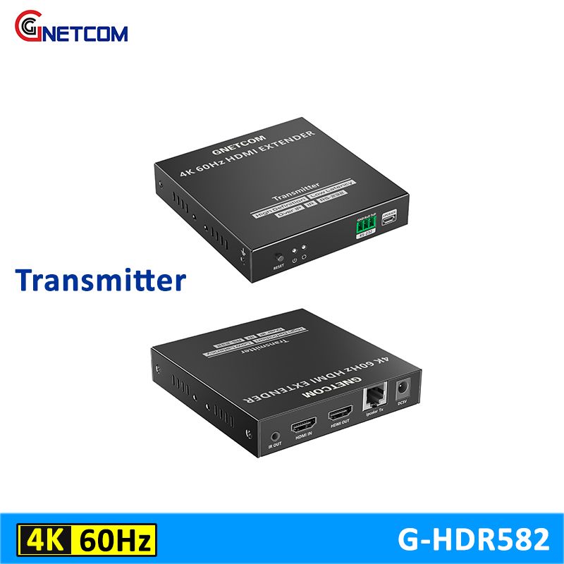 Bộ chuyển đổi HDMI sang lan 120m 4K60Hz GNETCOM G-HDR582