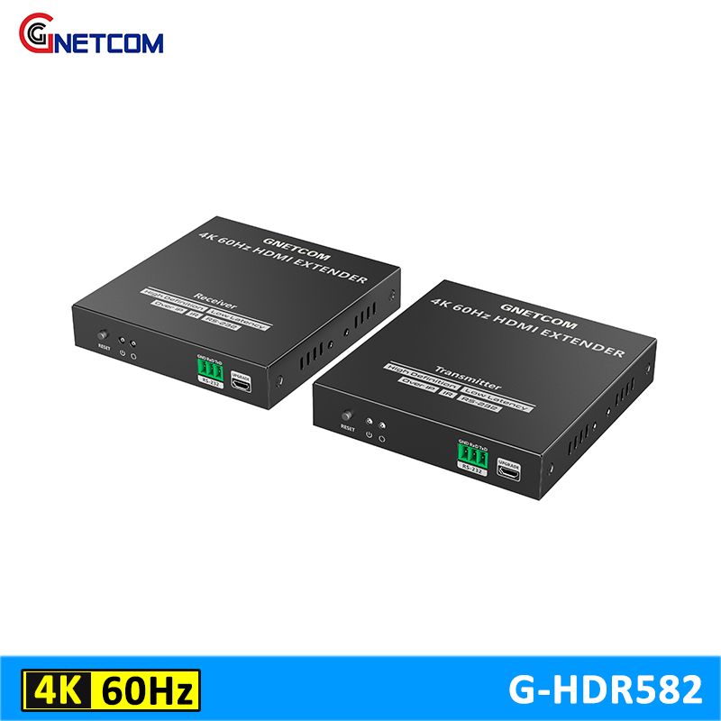 Bộ chuyển đổi HDMI sang lan 120m 4K60Hz GNETCOM G-HDR582