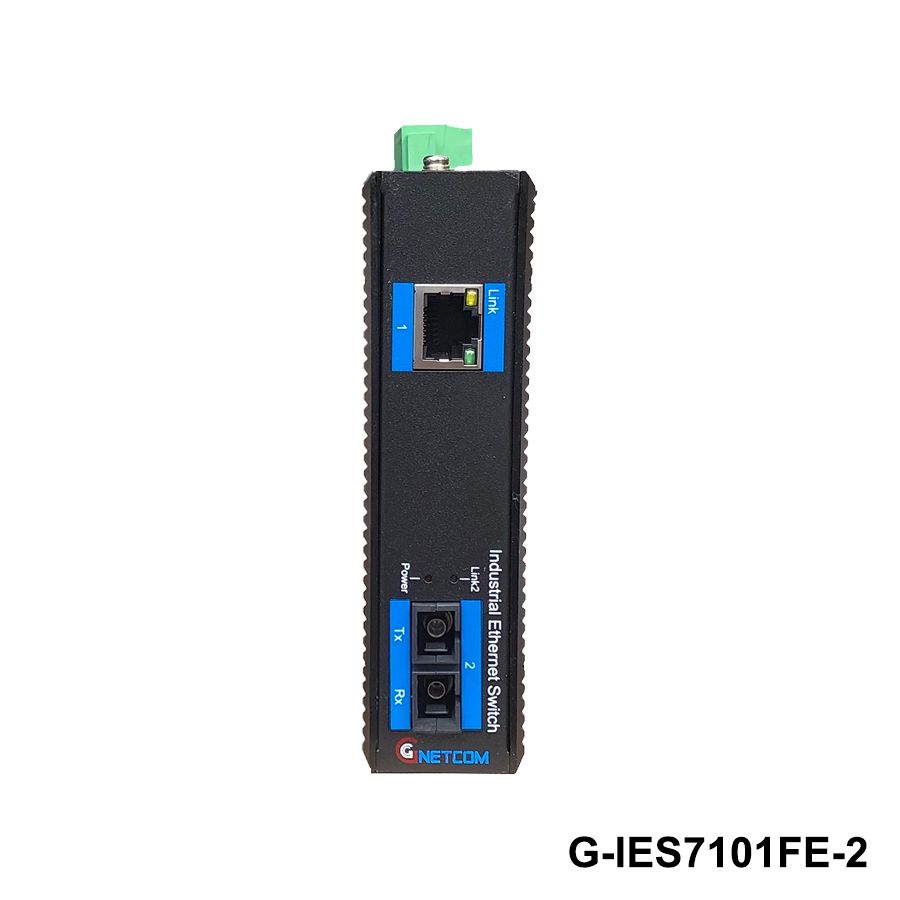 Bộ chuyển đổi quang điện poe công nghiệp Gnetcom G-IES7101FE-20