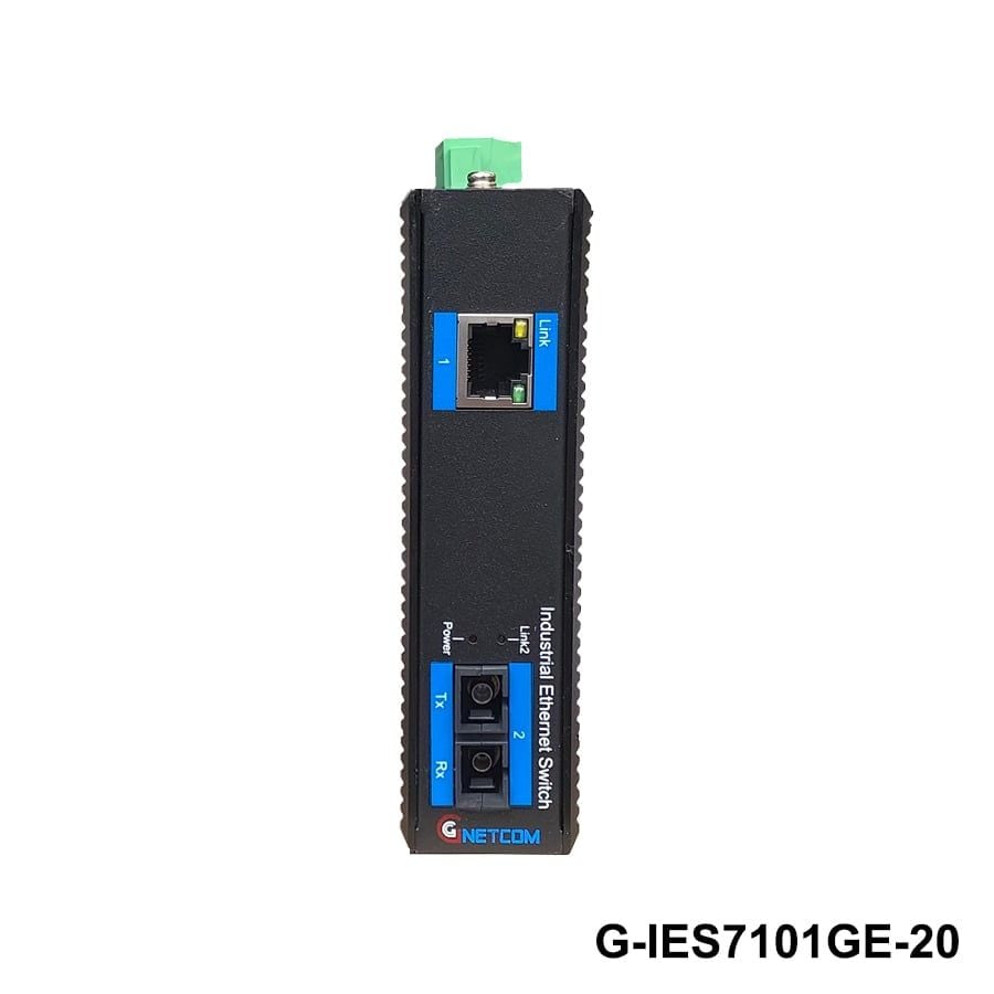 Bộ chuyển đổi quang điện poe công nghiệp Gnetcom G-IES7101GE-20