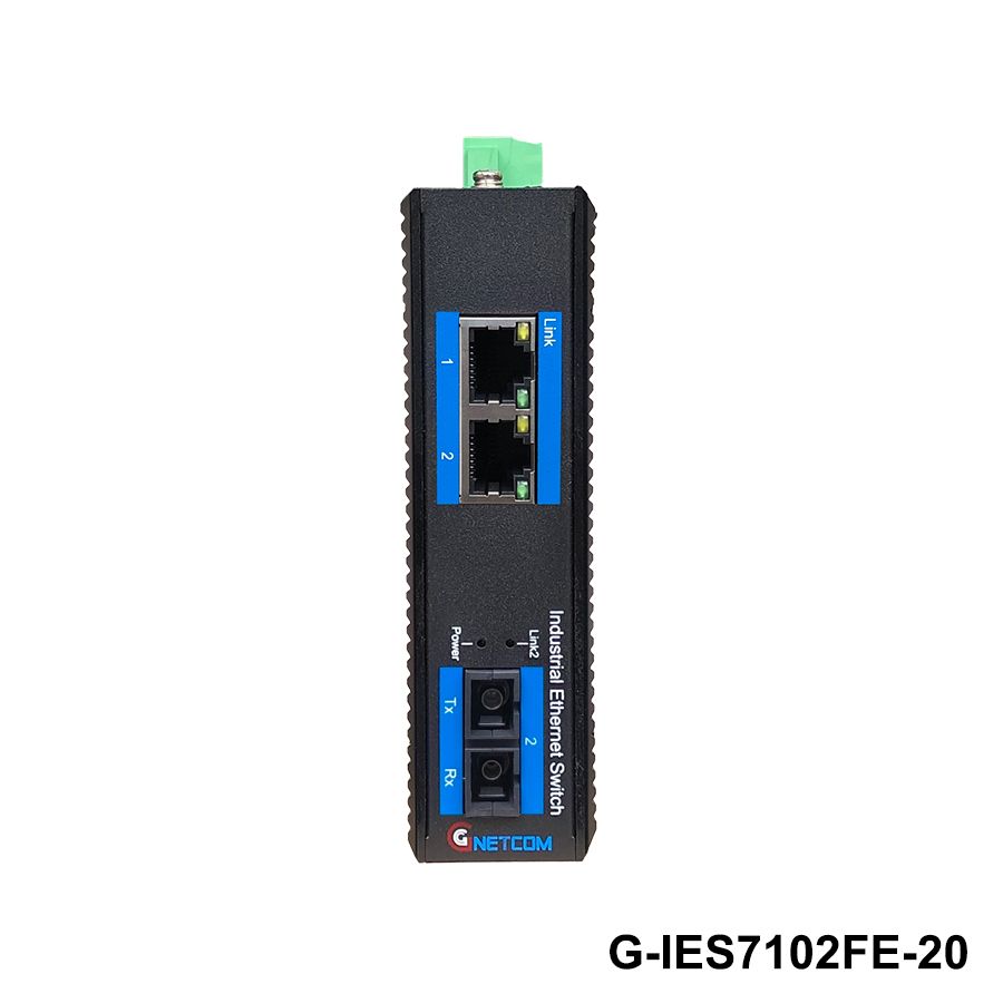 Bộ chuyển đổi quang điện poe công nghiệp Gnetcom G-IES7102FE series
