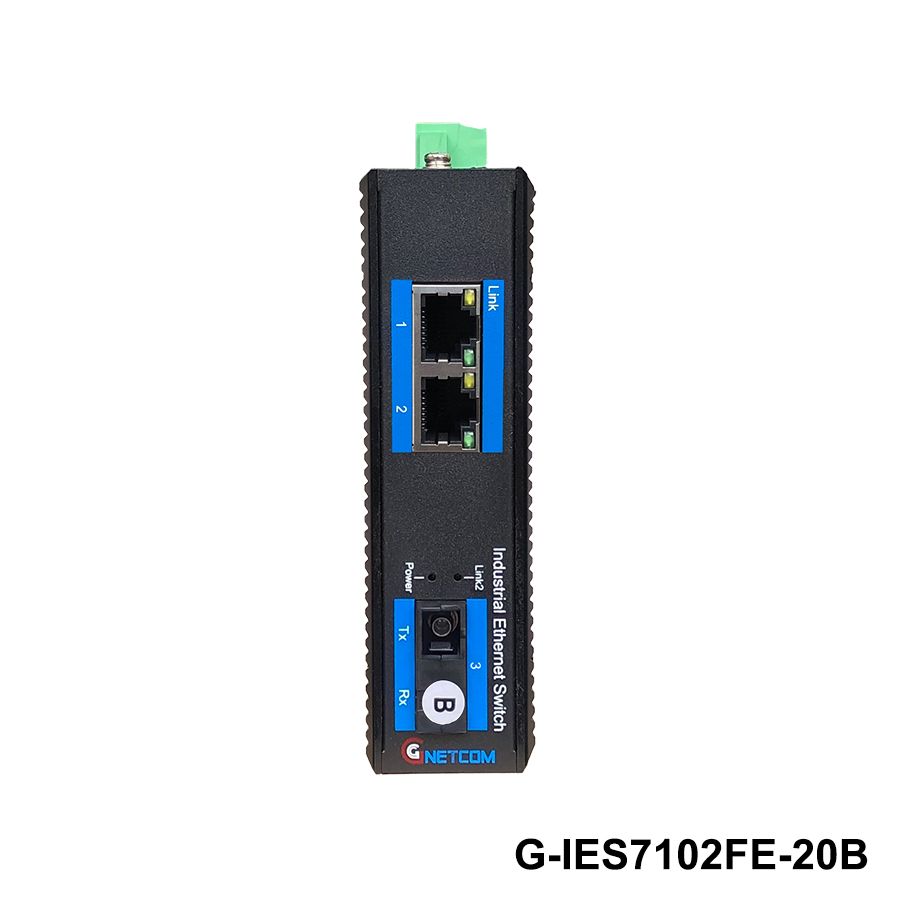 Bộ chuyển đổi quang điện poe công nghiệp Gnetcom G-IES7102FE series