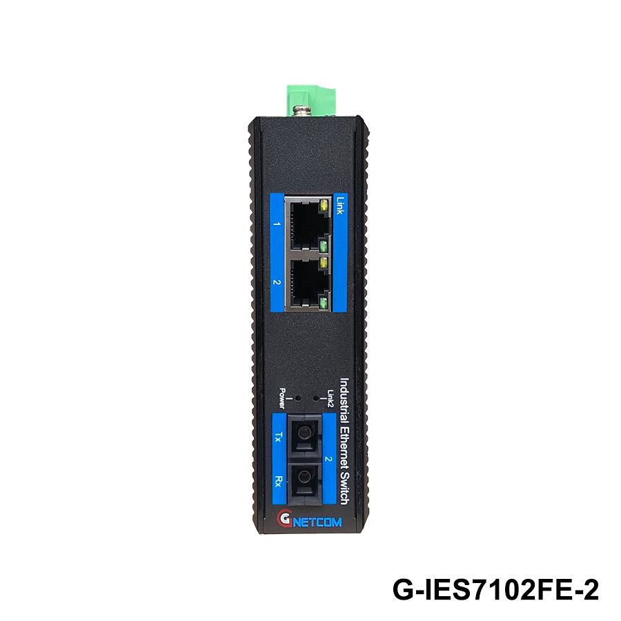 Bộ chuyển đổi quang điện poe công nghiệp Gnetcom G-IES7102FE series