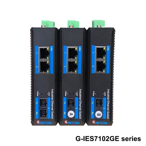  Bộ chuyển đổi quang điện poe công nghiệp Gnetcom G-IES7102GE-20 