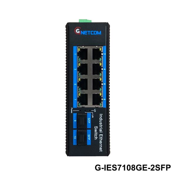  Switch poe công nghiệp Gnetcom G-IES7108GE-2SFP 