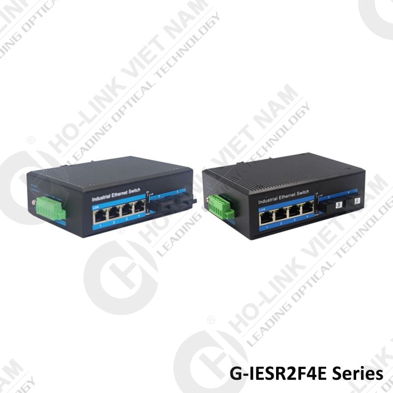 G-IESR2F4E series switch 2 cổng quang công nghiệp GNETCOM