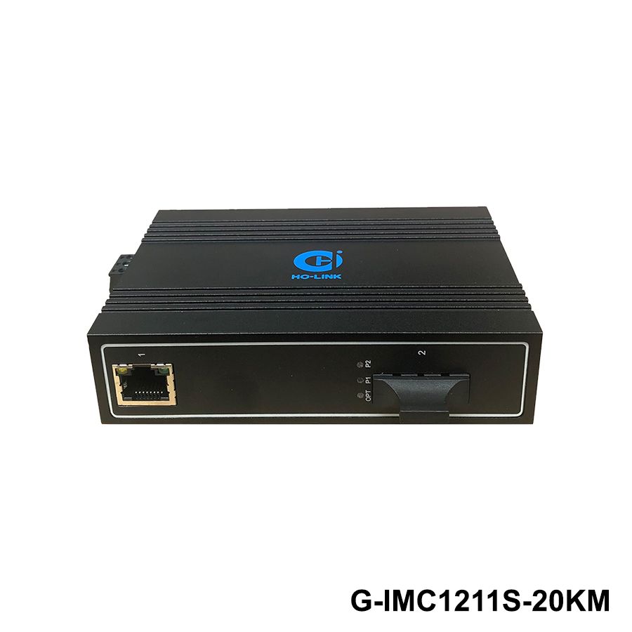 Bộ chuyển đổi quang điện công nghiệp HO-LINK G-IMC1211S-20KM