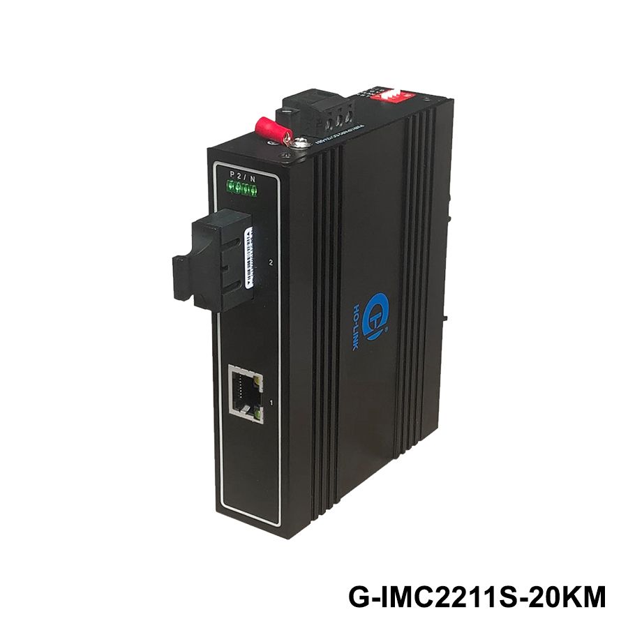 Bộ chuyển đổi quang điện công nghiệp HO-LINK G-IMC2211S-20KM