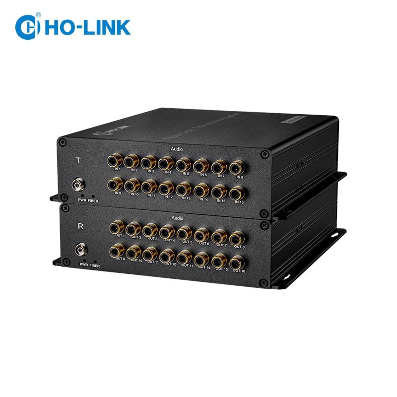 Bộ chuyển đổi audio sang quang 16 kênh RCA 1 chiều HO-LINK HL-16AS-20TR