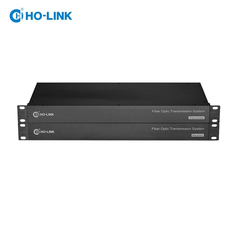 HL-16P4E-TRF bộ chuyển đổi quang thoại 16 kênh kèm cổng mạng HO-LINK