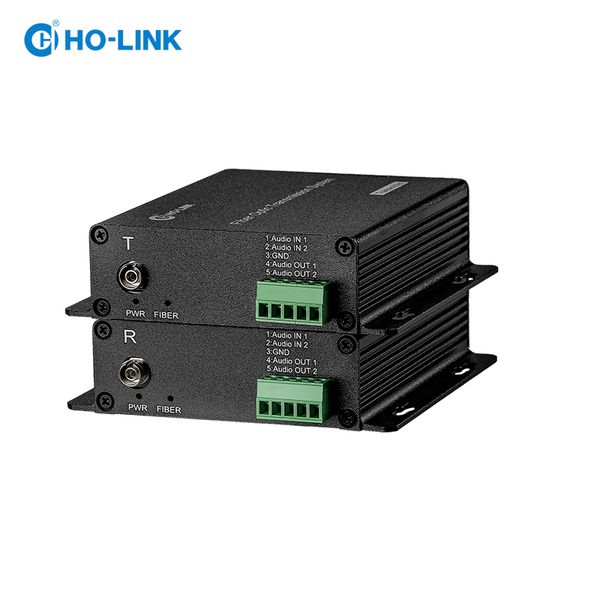  Bộ chuyển đổi audio sang quang 2 kênh phoenix terminal  2 chiều HO-LINK HL-202TA-TR 