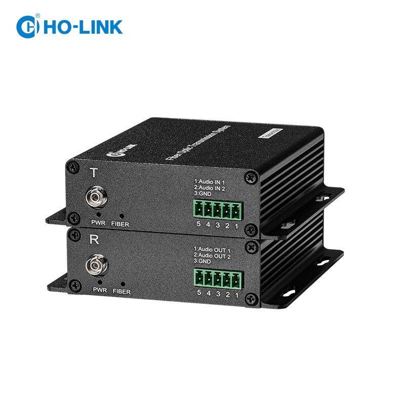 Bộ chuyển đổi audio sang quang 2 kênh phoenix terminal  2 chiều HO-LINK HL-202TA-TR