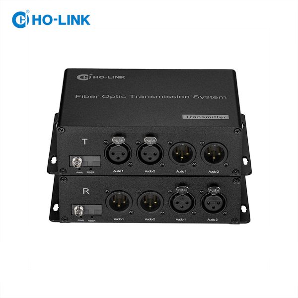  Bộ chuyển đổi audio sang quang 2 kênh 2 chiều chuẩn XLR HO-LINK 