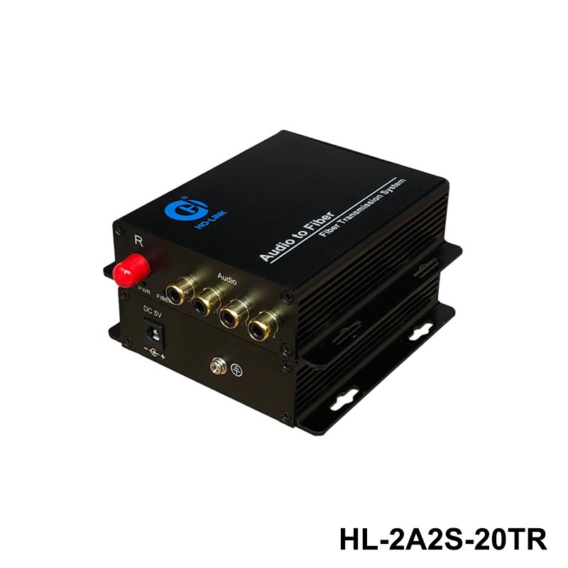 Bộ chuyển đổi audio sang quang 2 chiều HO-LINK HL-2A2S-20TR