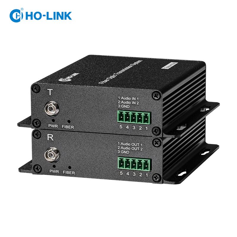 Bộ chuyển đổi audio sang quang 2 kênh phoenix terminal  HO-LINK HL-2TA-TR