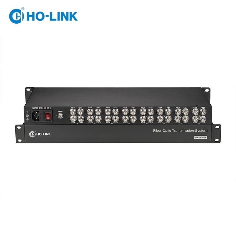 Bộ chuyển đổi 3G SDI sang quang 16 kênh HO-LINK HL-3GSDI-16V-T/R