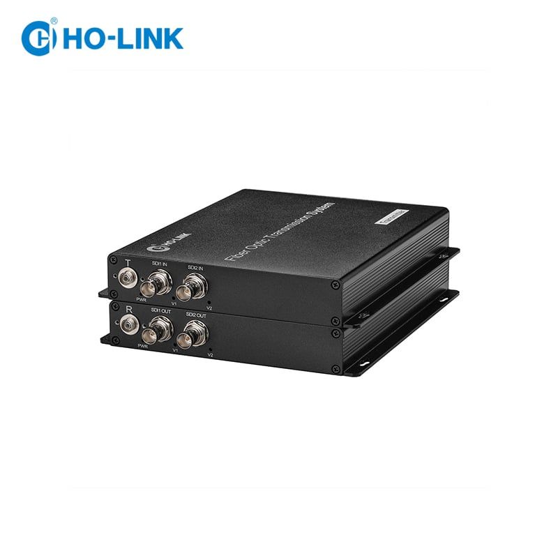 Bộ chuyển đổi 3G-SDI sang quang 2 kênh 1 chiều HO-LINK HL-3GSDI-2V-TR