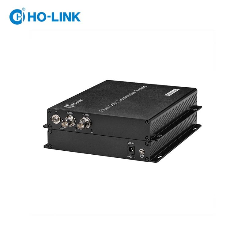 Bộ chuyển đổi 3G-SDI sang quang 2 kênh 1 chiều HO-LINK HL-3GSDI-2V-TR