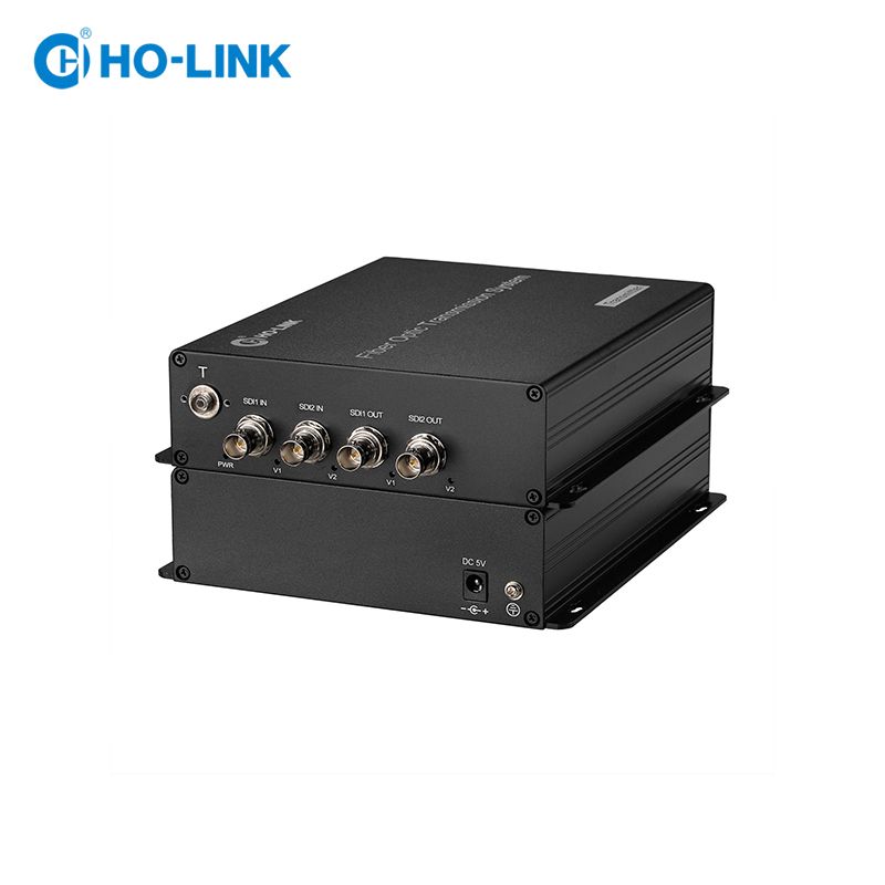 Bộ chuyển đổi 3G-SDI sang quang 2 kênh 2 chiều HO-LINK HL-3GSDI-2V2-TR