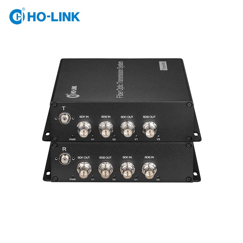 Bộ chuyển đổi 3G-SDI sang quang 2 kênh 2 chiều HO-LINK HL-3GSDI-2V2-TR