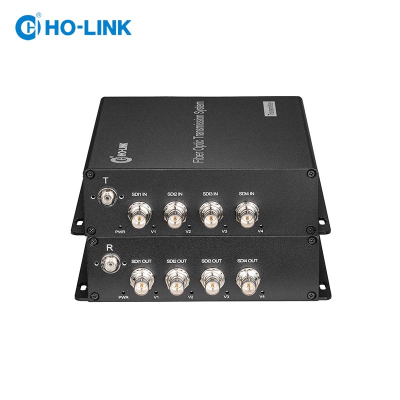 Bộ chuyển đổi 3G-SDI sang quang 4 kênh 1 chiều HO-LINK HL-3GSDI-4V-TR