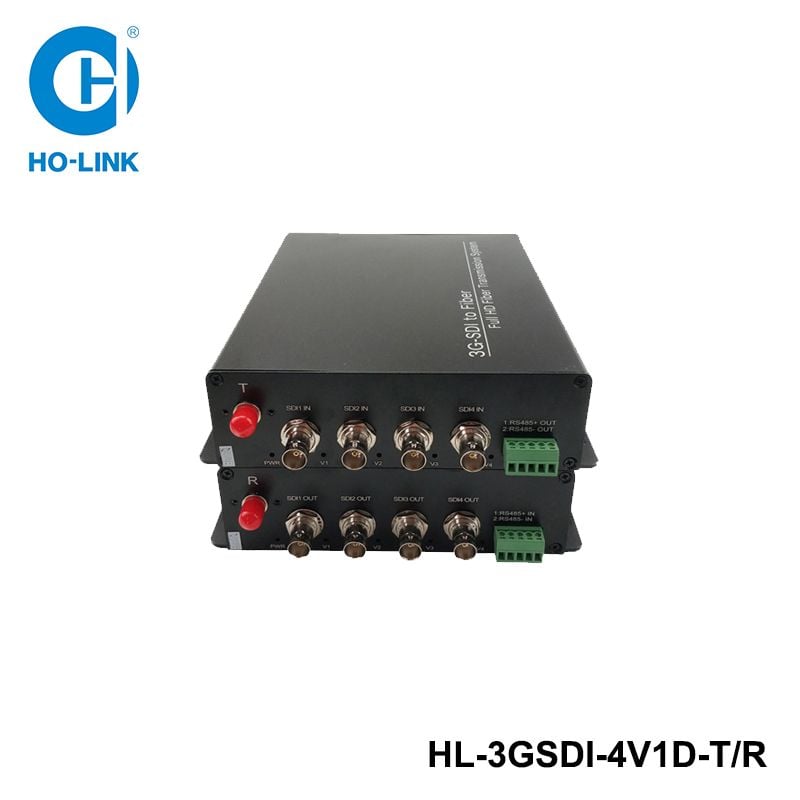Bộ chuyển đổi 3G-SDI sang quang 4 kênh HL-3GSDI-4V1D-T/R