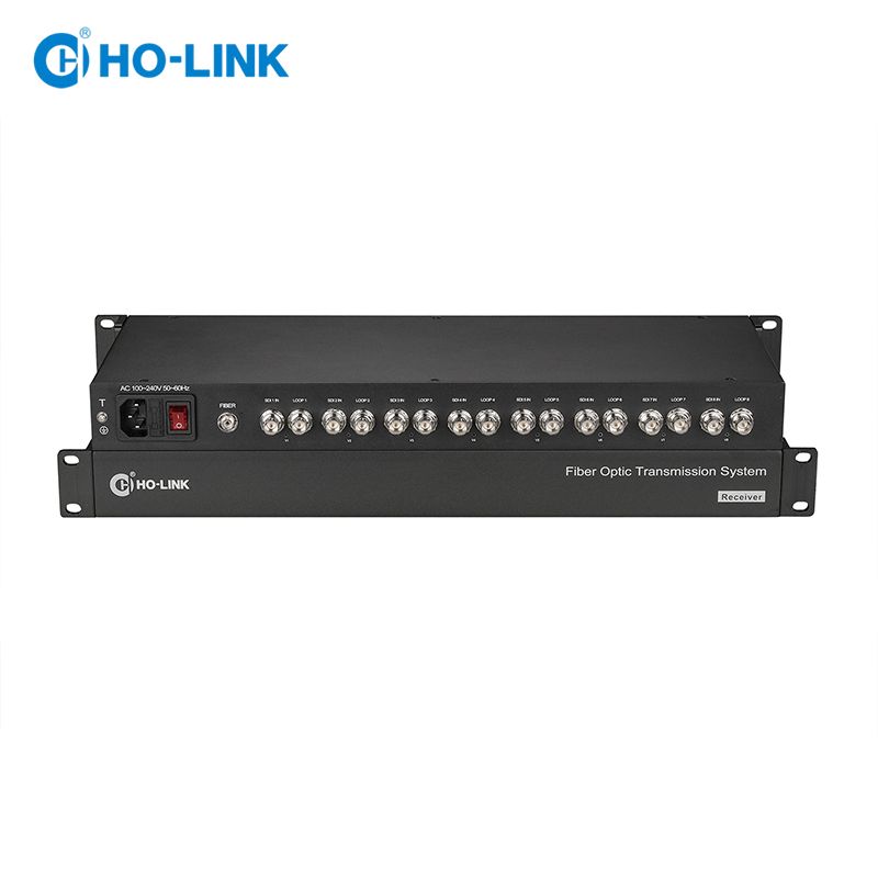 Bộ chuyển đổi 3G SDI sang quang 8 kênh HO-LINK HL-3GSDI-8V-T/R