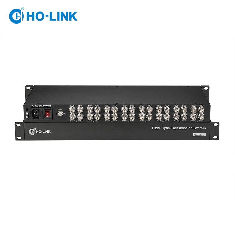 Bộ chuyển đổi 3G-SDI sang quang 8 kênh 2 chiều HO-LINK HL-3GSDI-8V8-TR